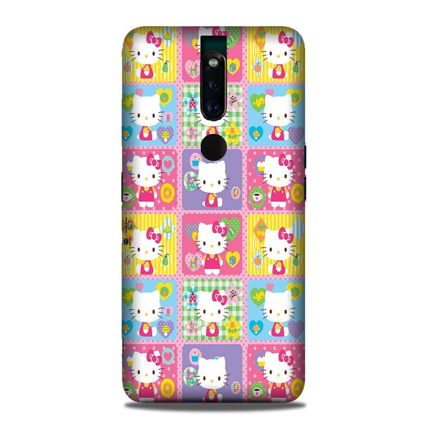 Kitty Mobile Back Case for Oppo F11 Pro  (Design - 400)