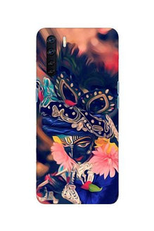 Lord Krishna Mobile Back Case for Oppo F15 (Design - 16)