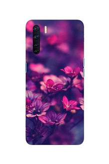 flowers Mobile Back Case for Oppo F15 (Design - 25)