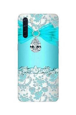 Shinny Blue Background Case for Oppo F15