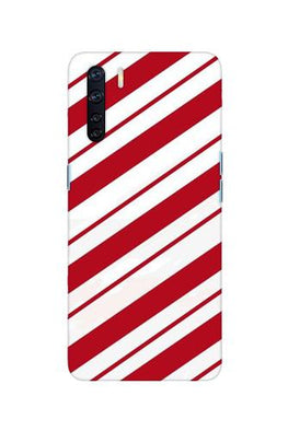 Red White Case for Oppo F15