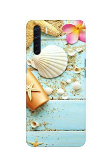 Sea Shells Mobile Back Case for Oppo F15 (Design - 63)