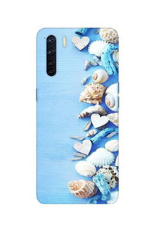 Sea Shells2 Mobile Back Case for Oppo F15 (Design - 64)