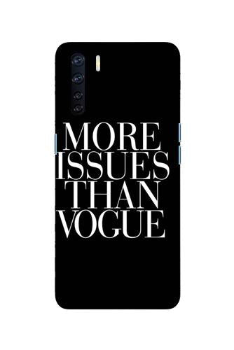 More Issues than Vague Case for Oppo F15