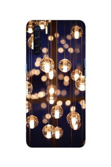 Party Bulb2 Mobile Back Case for Oppo F15 (Design - 77)