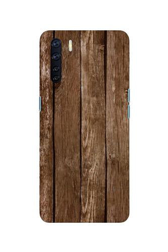 Wooden Look Case for Oppo F15  (Design - 112)