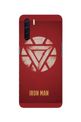 Iron Man Superhero Case for Oppo F15  (Design - 115)