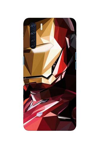Iron Man Superhero Case for Oppo F15  (Design - 122)