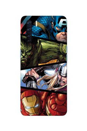 Avengers Superhero Case for Oppo F15(Design - 124)