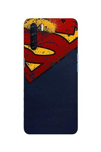 Superman Superhero Case for Oppo F15  (Design - 125)