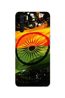 Indian Flag Mobile Back Case for Oppo F15  (Design - 137)