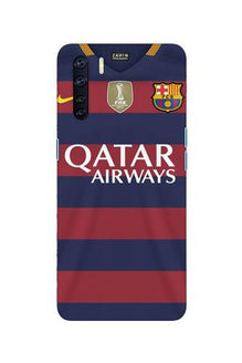 Qatar Airways Mobile Back Case for Oppo F15  (Design - 160)