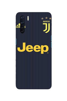 Jeep Juventus Mobile Back Case for Oppo F15  (Design - 161)