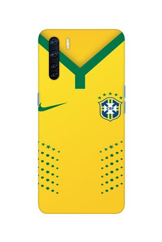 Brazil Case for Oppo F15  (Design - 176)