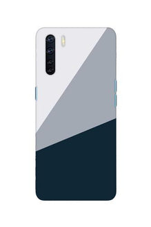 Blue Shade Mobile Back Case for Oppo F15 (Design - 182)