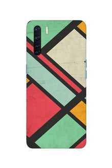 Boxes Mobile Back Case for Oppo F15 (Design - 187)