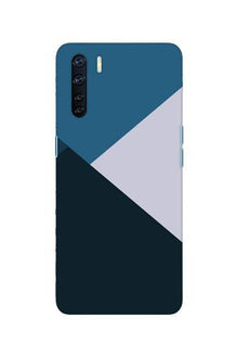Blue Shades Mobile Back Case for Oppo F15 (Design - 188)