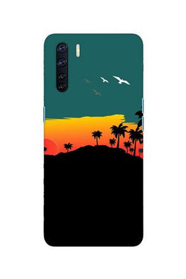 Sky Trees Case for Oppo F15 (Design - 191)