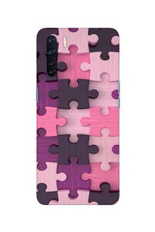 Puzzle Mobile Back Case for Oppo F15 (Design - 199)