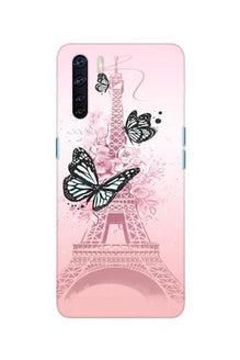 Eiffel Tower Mobile Back Case for Oppo F15 (Design - 211)