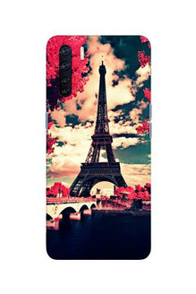 Eiffel Tower Mobile Back Case for Oppo F15 (Design - 212)