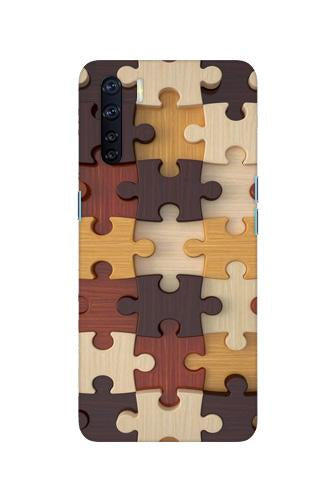 Puzzle Pattern Case for Oppo F15 (Design No. 217)