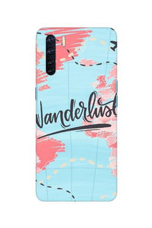 Wonderlust Travel Mobile Back Case for Oppo F15 (Design - 223)