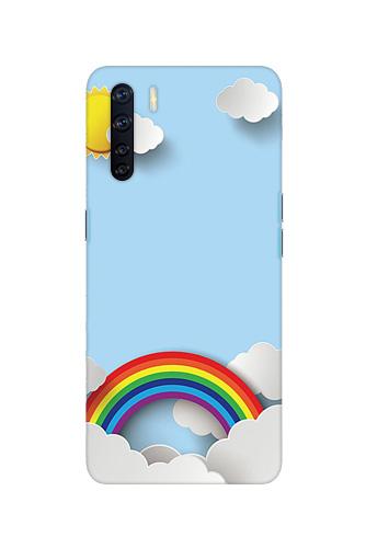 Rainbow Case for Oppo F15 (Design No. 225)