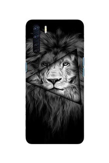 Lion Star Mobile Back Case for Oppo F15 (Design - 226)