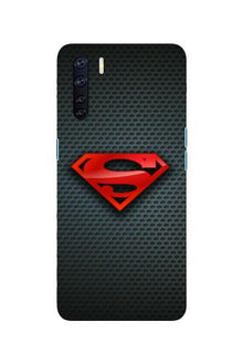 Superman Mobile Back Case for Oppo F15 (Design - 247)