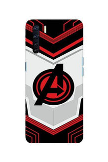 Avengers2 Mobile Back Case for Oppo F15 (Design - 255)