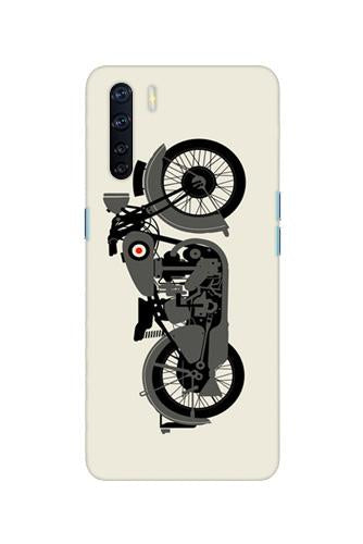 MotorCycle Case for Oppo F15 (Design No. 259)