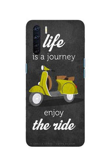 Life is a Journey Mobile Back Case for Oppo F15 (Design - 261)