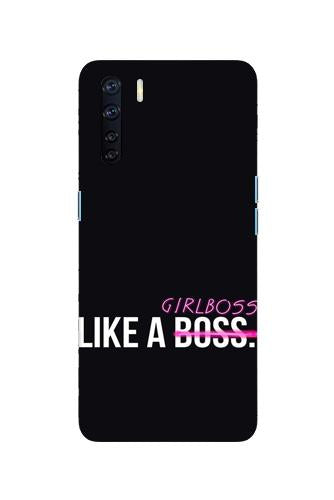Like a Girl Boss Case for Oppo F15 (Design No. 265)