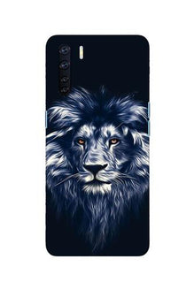 Lion Mobile Back Case for Oppo F15 (Design - 281)