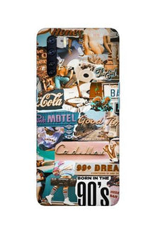 Vintage Design Mobile Back Case for Oppo F15 (Design - 284)