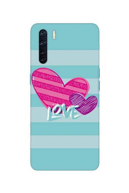 Love Case for Oppo F15 (Design No. 299)