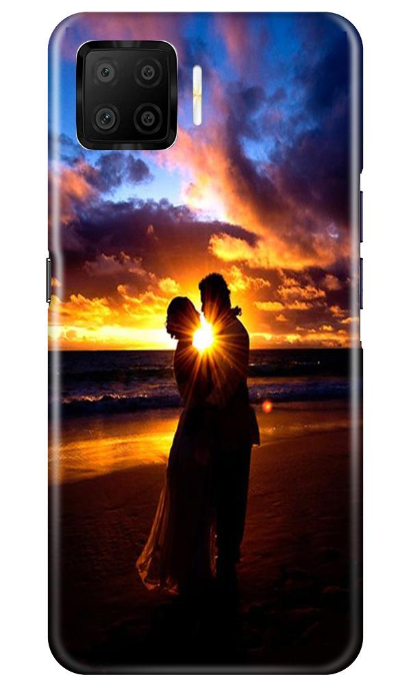 Couple Sea shore Case for Oppo F17