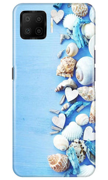 Sea Shells2 Mobile Back Case for Oppo F17 (Design - 64)