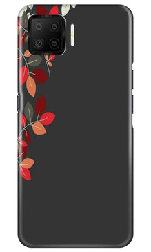 Grey Background Mobile Back Case for Oppo F17 (Design - 71)