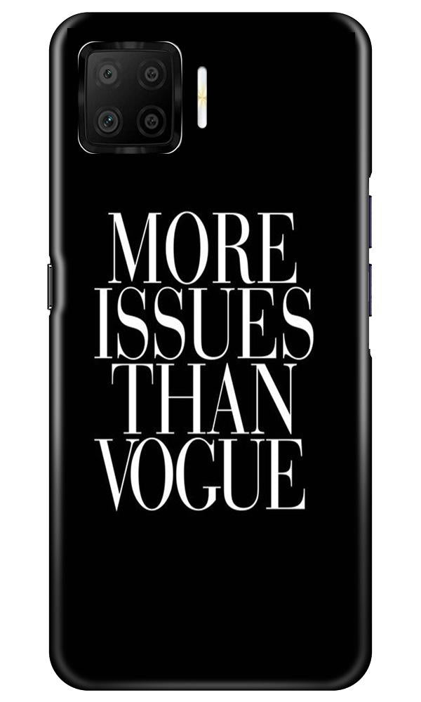More Issues than Vague Case for Oppo F17