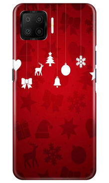 Christmas Mobile Back Case for Oppo F17 (Design - 78)