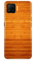 Wooden Look Case for Oppo F17  (Design - 111)