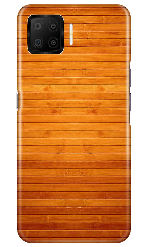 Wooden Look Case for Oppo F17  (Design - 111)