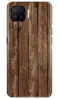 Wooden Look Case for Oppo F17  (Design - 112)