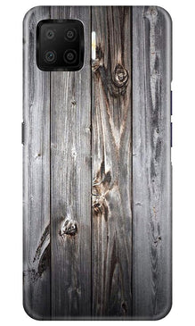 Wooden Look Mobile Back Case for Oppo F17  (Design - 114)