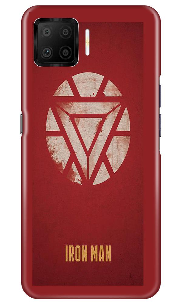 Iron Man Superhero Case for Oppo F17  (Design - 115)