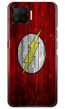Flash Superhero Mobile Back Case for Oppo F17  (Design - 116)