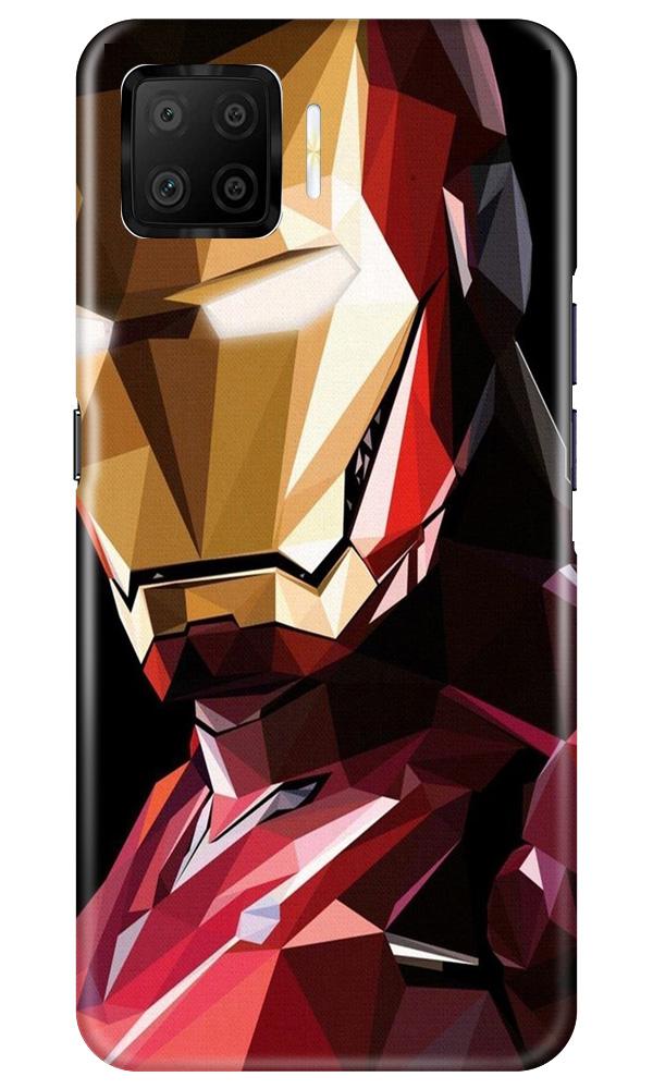 Iron Man Superhero Case for Oppo F17  (Design - 122)