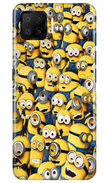 Minions Mobile Back Case for Oppo F17  (Design - 126)